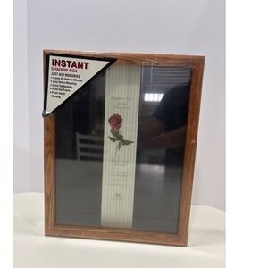 Structural Industries Instant Shadow Box 11x14 Solid Oak Frame Velvet IS1114HYC